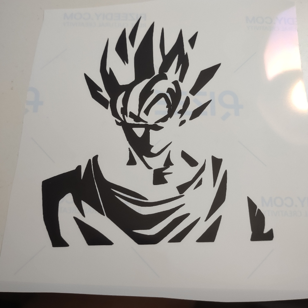 Dragon ball z and Wolf decal